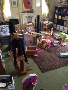 Isabella's bedroom messy